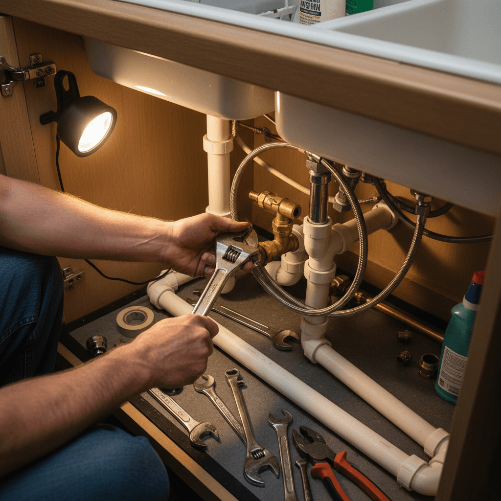 Plumbing installation and repair work
